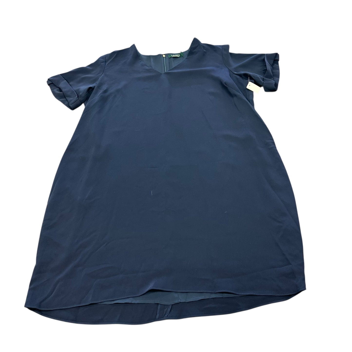 LAUREN RALPH LAUREN NAVY SHIFT DRESS 229 SZ 16W
