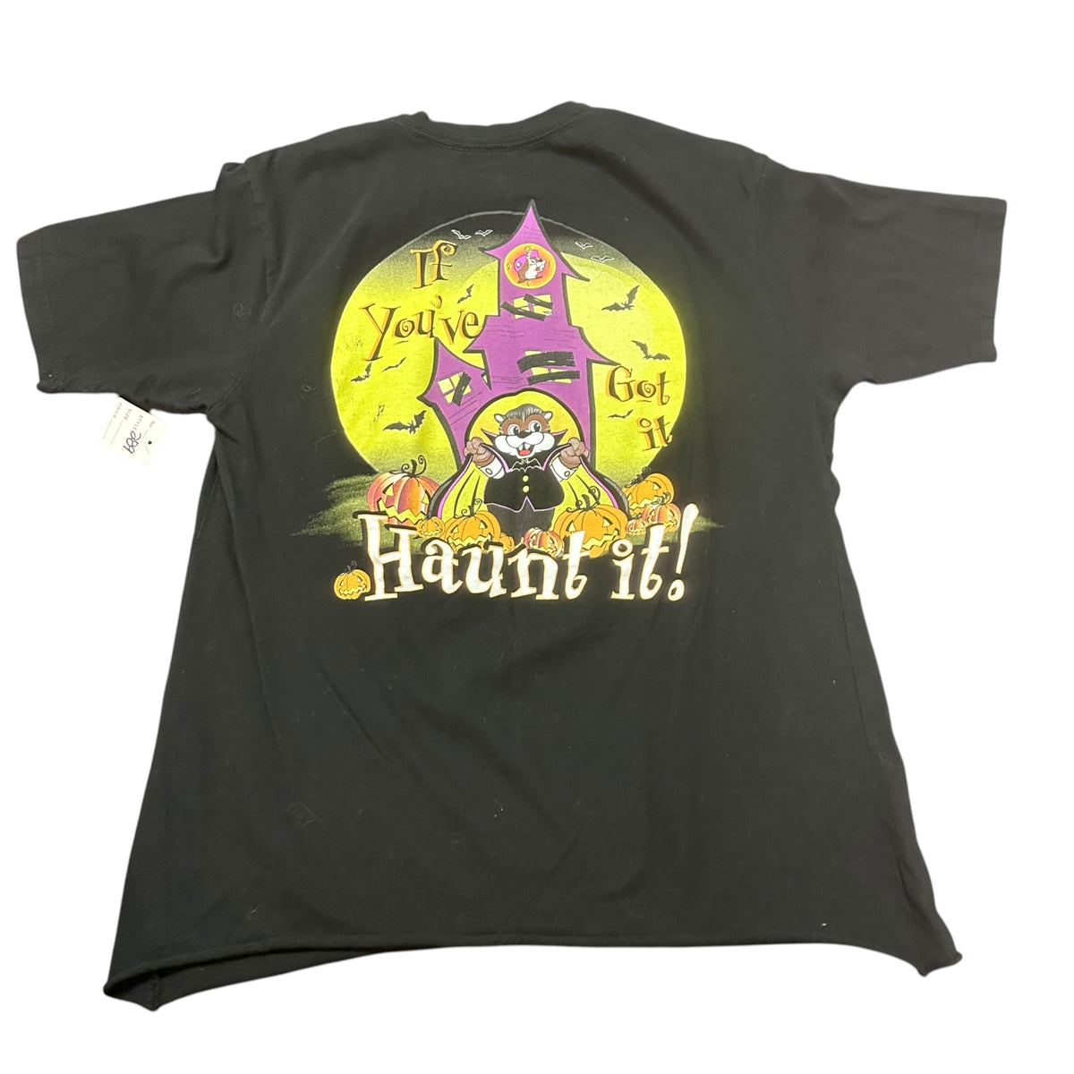 BUCCEES BLACK HALLOWEEN TSHIRT 289 MEDIUM