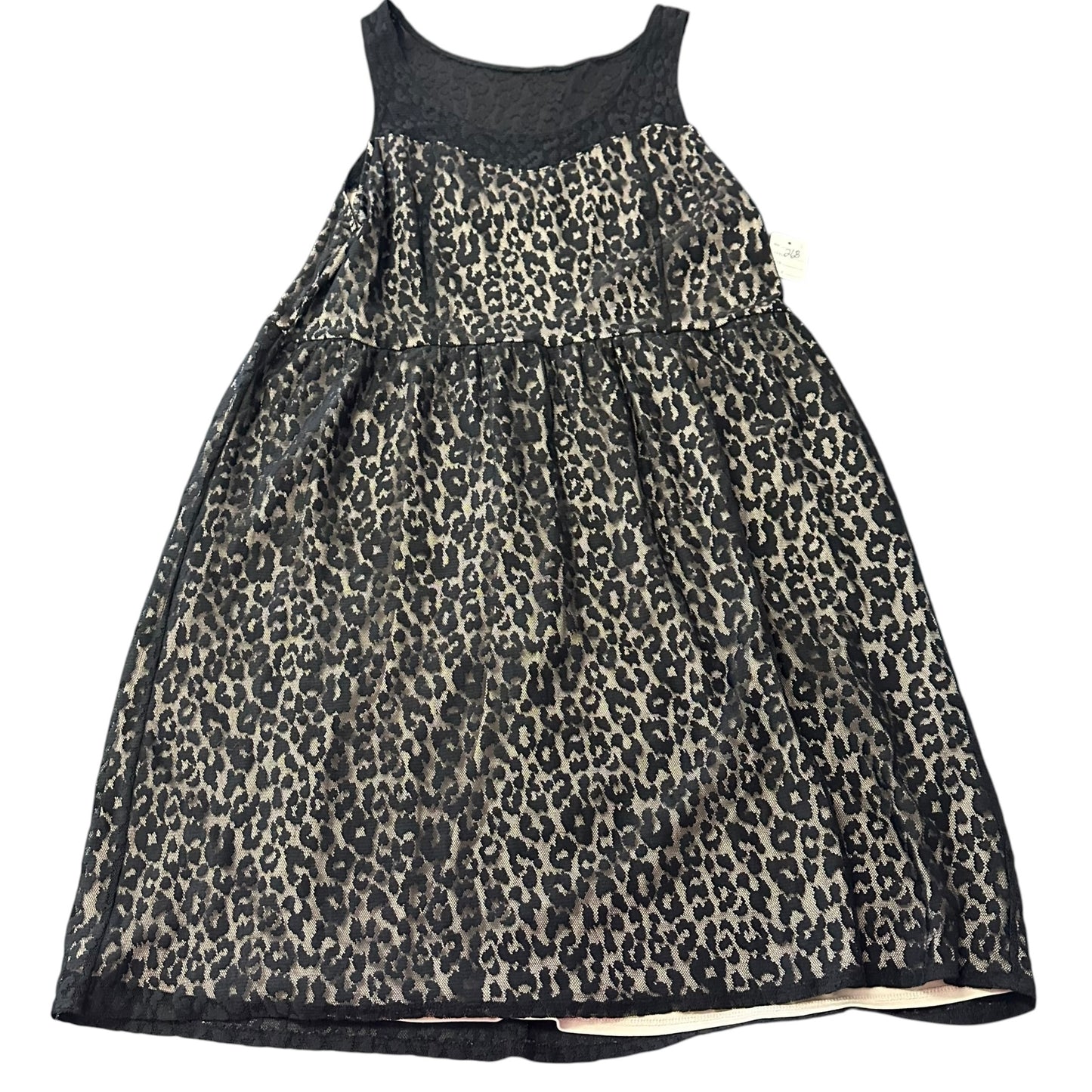 LANE BRYANT BLACK LACE SLEEVELESS DRESS 268 SZ 16