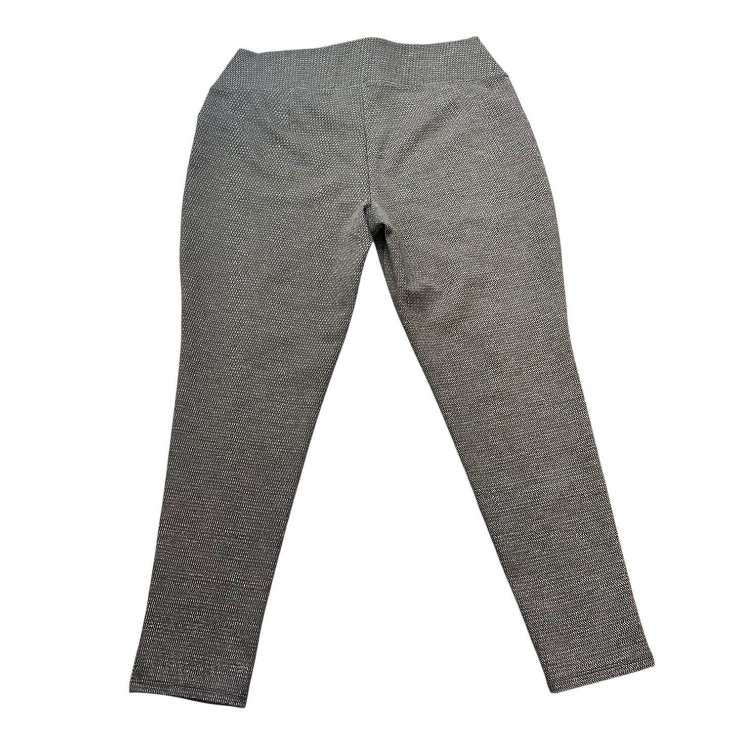 89TH & MADISON BLACK GRAY PULL ON TROUSERS 218 SZ 14