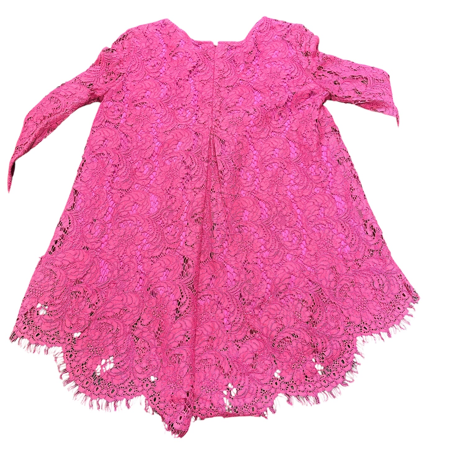 ADAM LIPPE LACE BLOUSE BACK ZIPPER 262 SZ 12