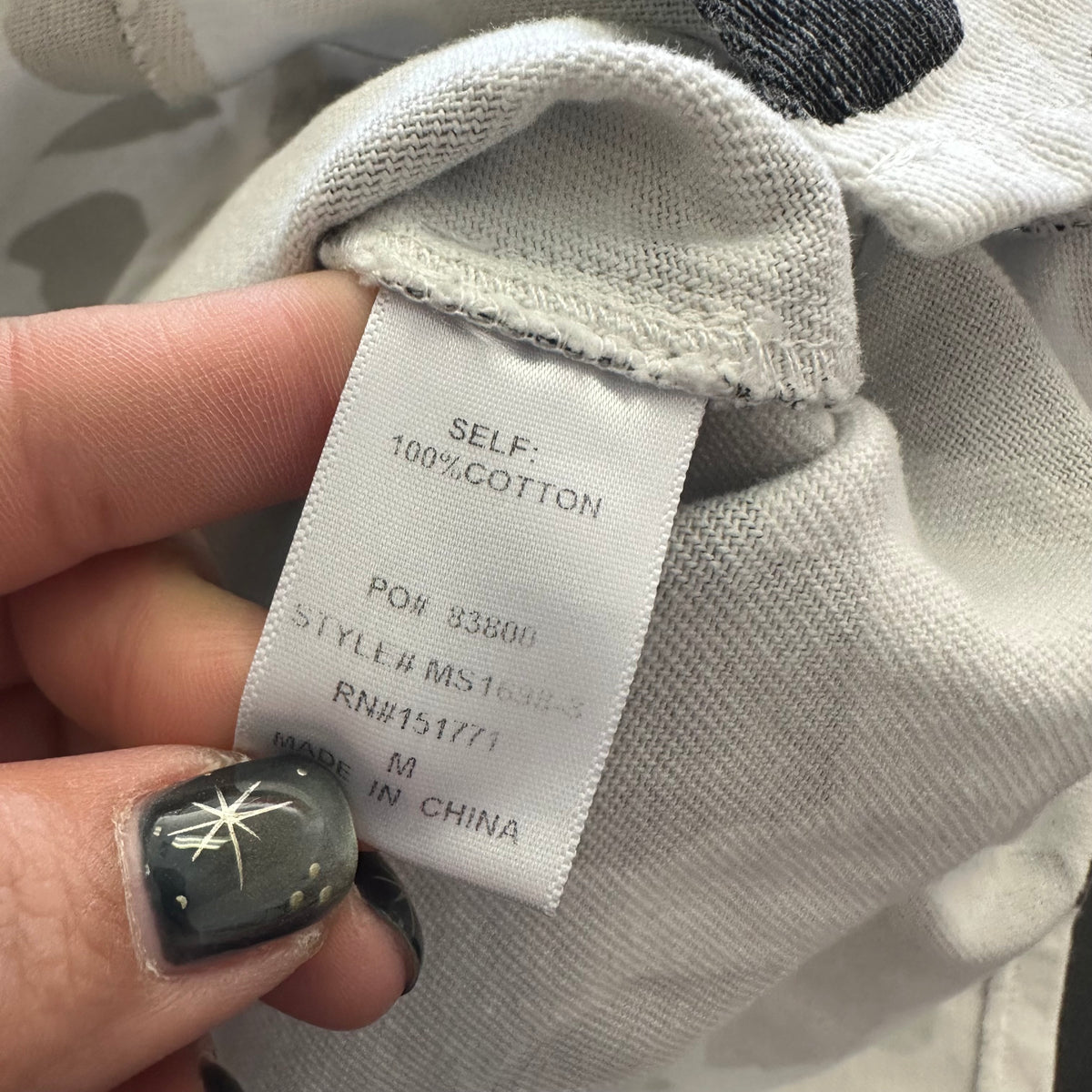 MILLENNIAL PINK COW PRINT BLACK WHITE DENIM MINI SKIRT 100 MEDIUM
