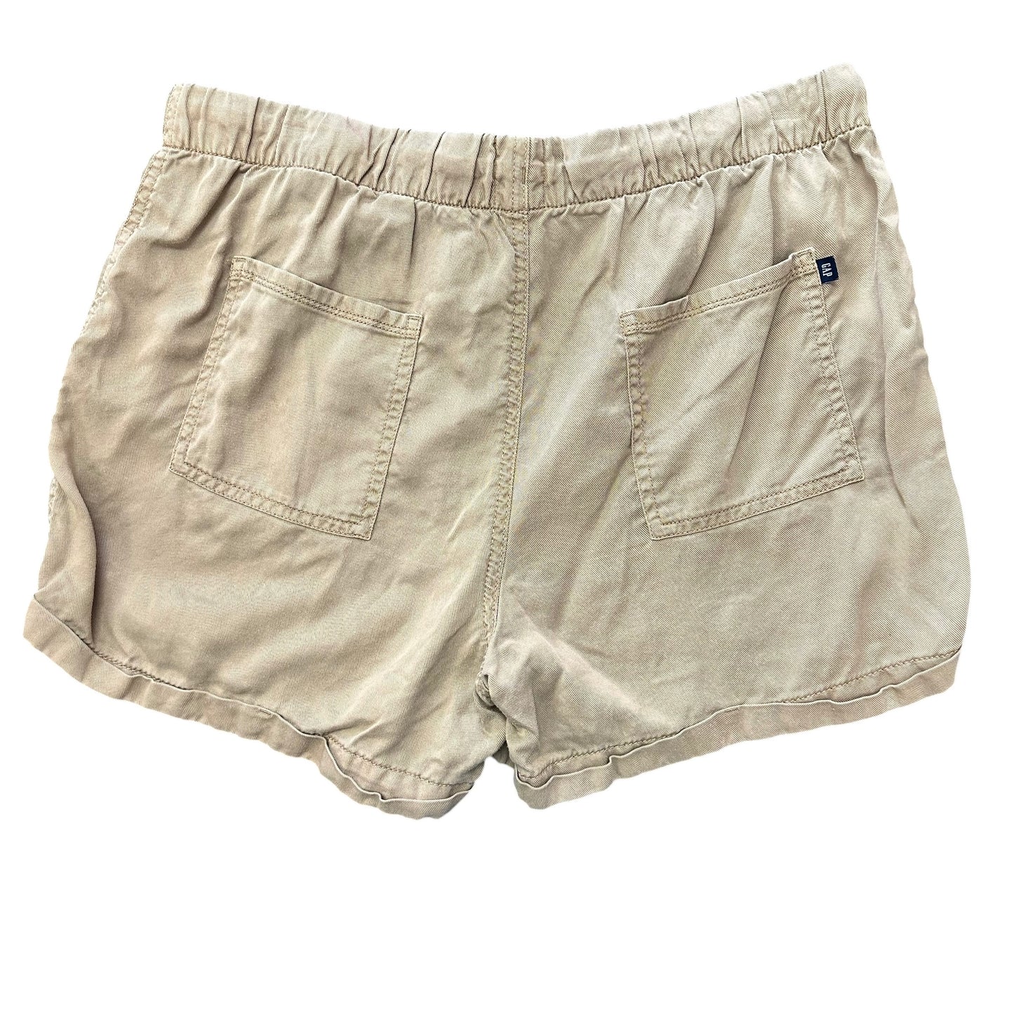 GAP KHAKI DRAWSTRING SHORTS 100 MEDIUM