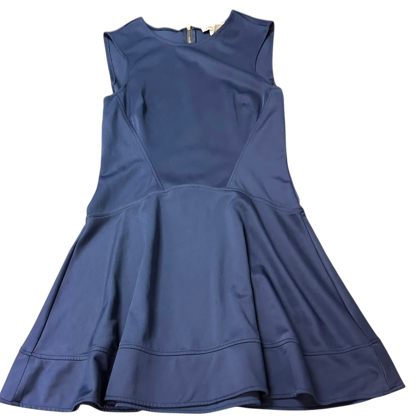 DANNY AND NICOLE NAVY BLUE FIT FLARE DRESS 275 SZ 8