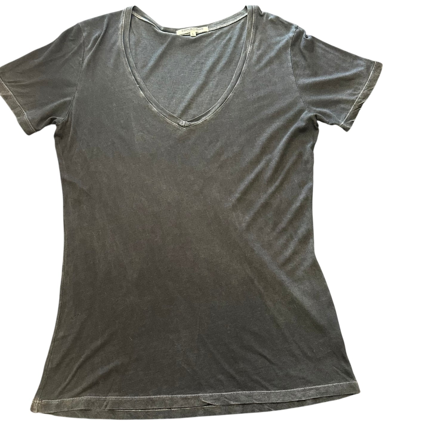 COTTON CITIZEN BLACK TEE 249 LARGE