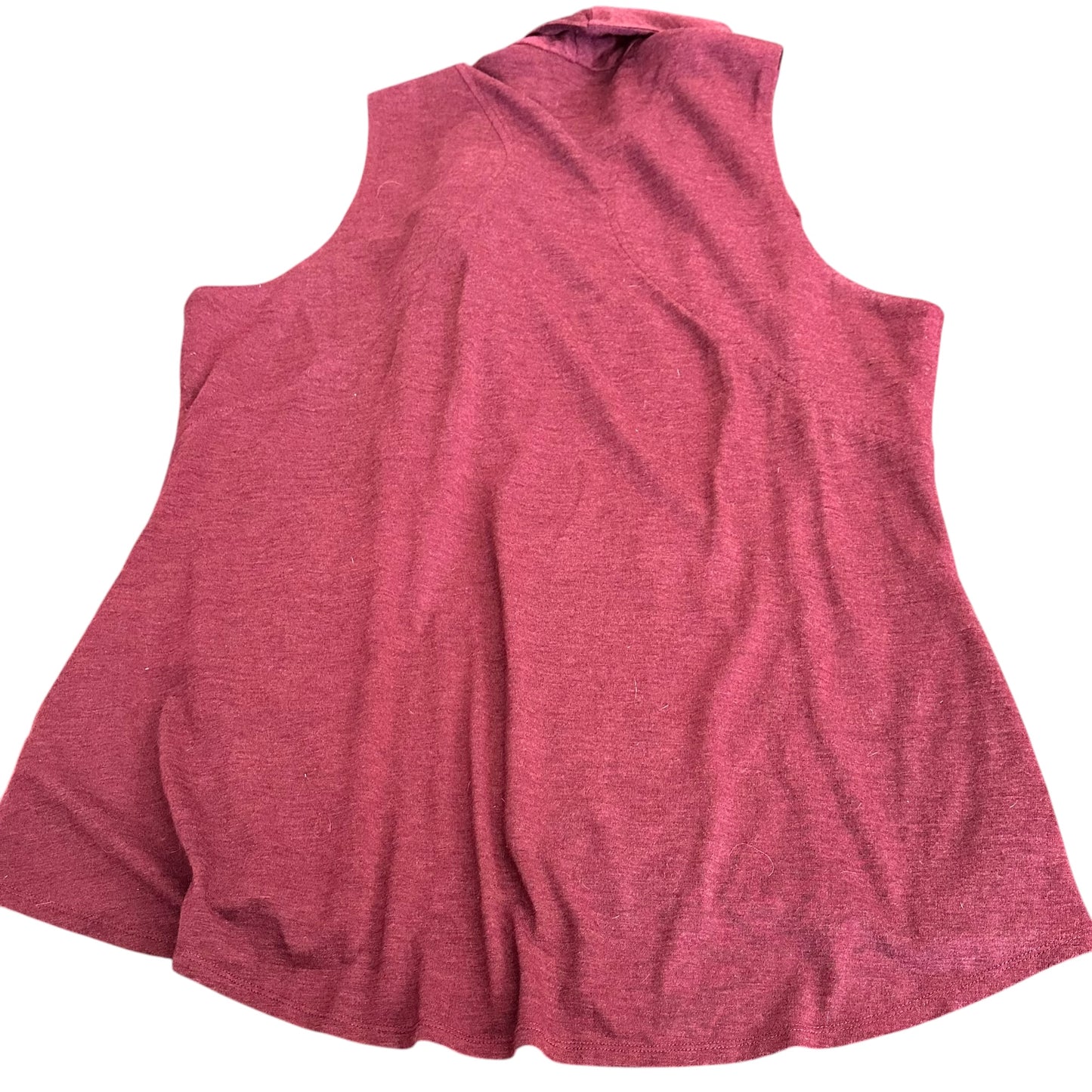 SWEET RAIN MAROON VEST 244 2X
