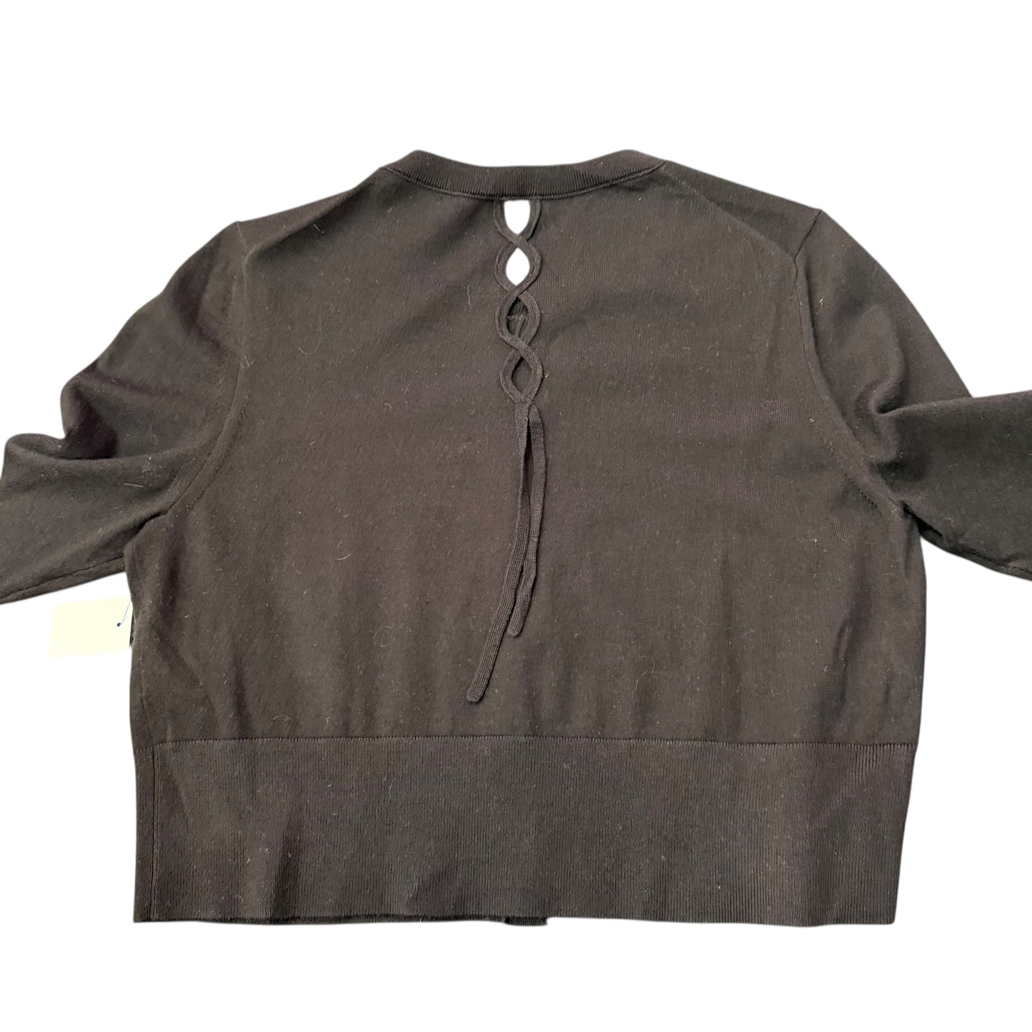 DOROTHEE SHUMACKER BLACK WOOL SILK BLEND CARDIGAN 249 Sz 4
