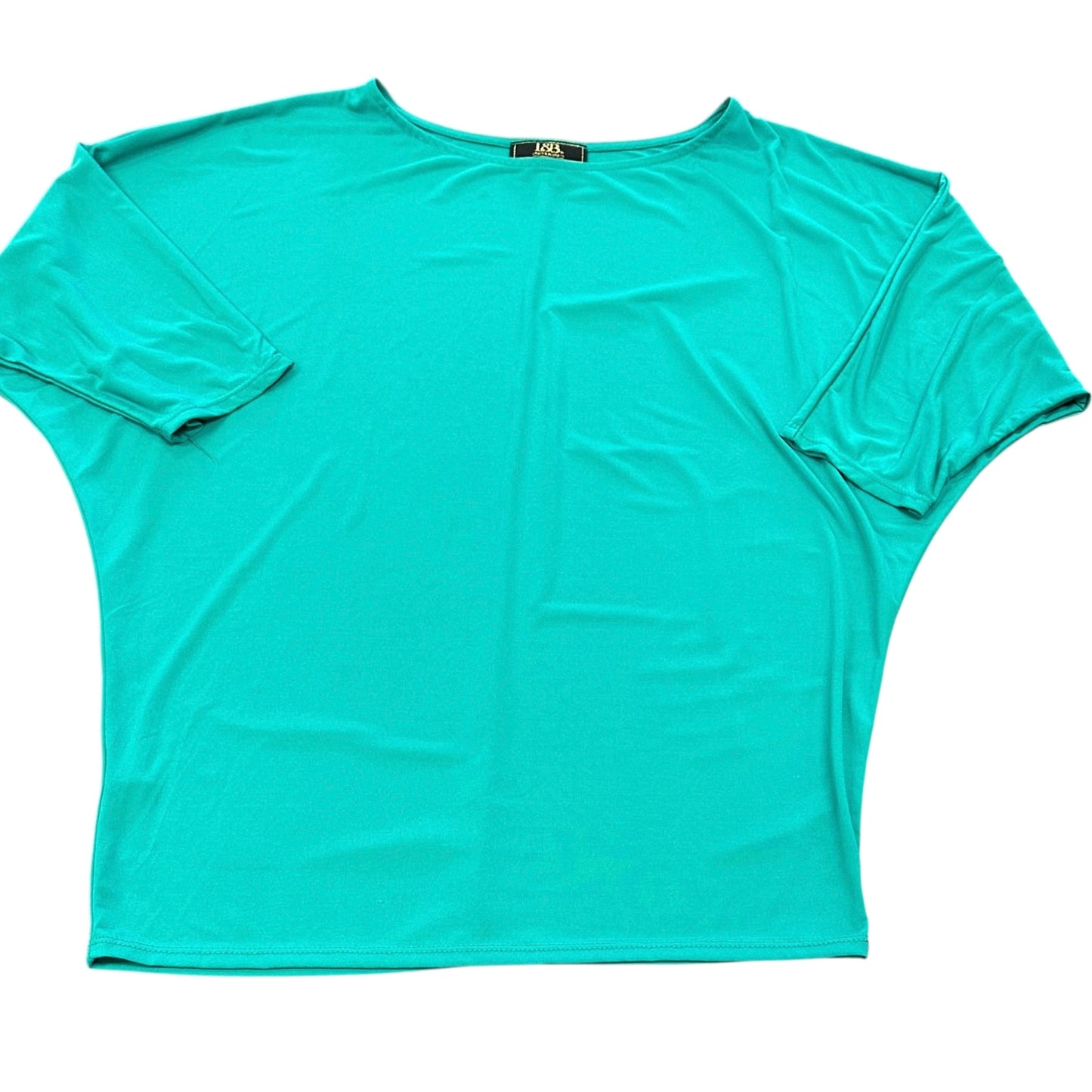 L&B GREEN 3/4 SLEEVE TOP 179 MEDIUM