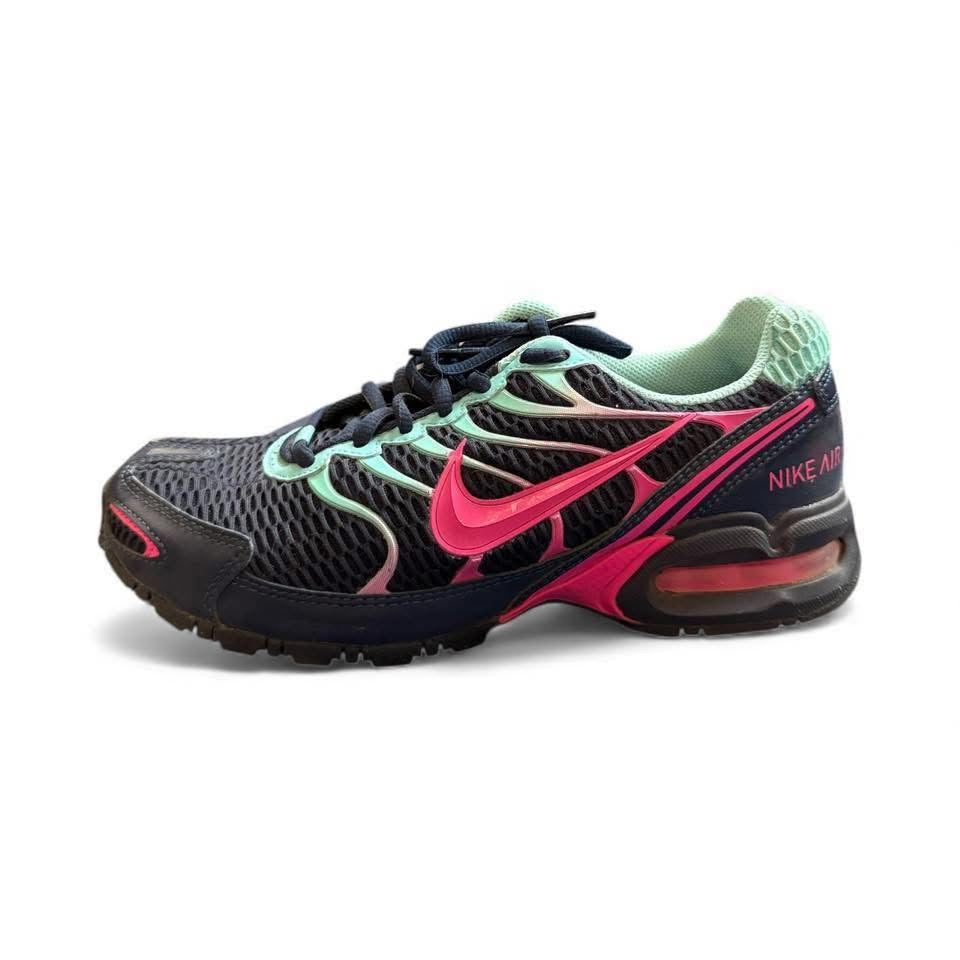 NIKE AIR MAX TORCH NAVY PINK TEAL SNEAKERS SZ 8.5