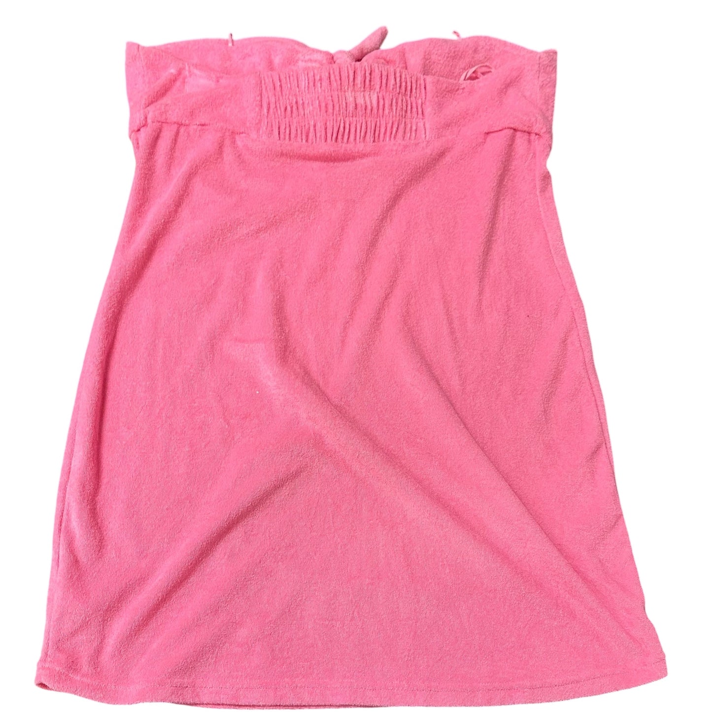 URBAN OUTFITTERS TERRY CLOTH PINK DRESS 122 LARGE