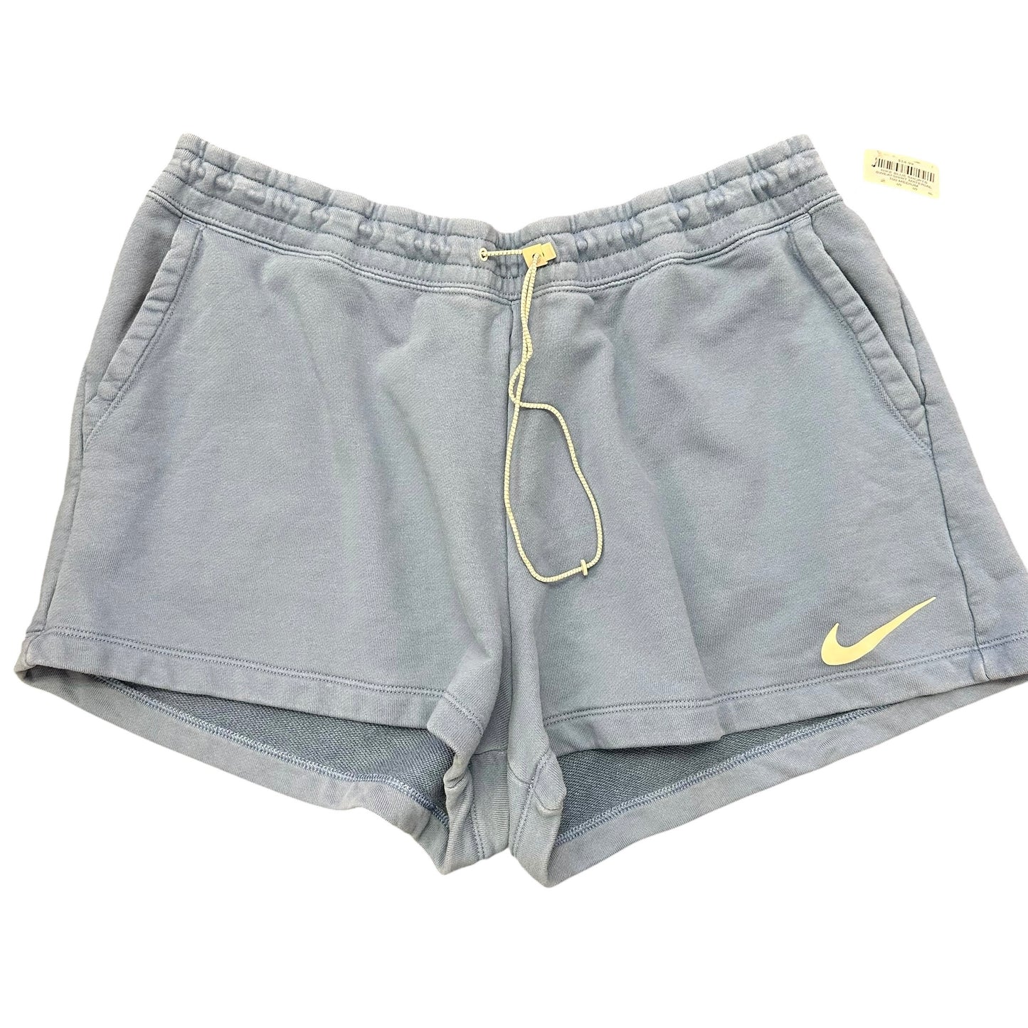 NIKE BLUE SHORTS SWEATSHIRT MATERIAL 100 MEDIUM