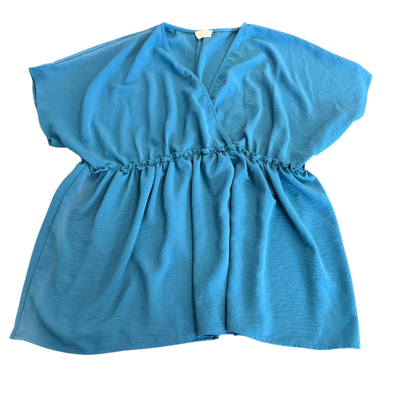 MIDNIGHT BLUE BABYDOLL BLOUSE 3XL