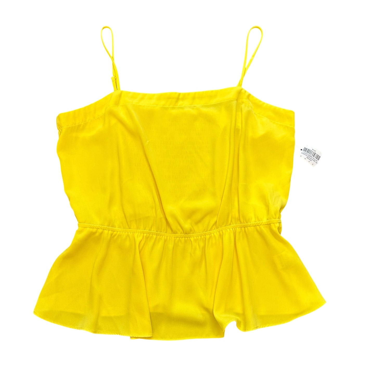 NAKED ZEBRA YELLOW SLEEVELESS BLOUSE 100 MEDIUM