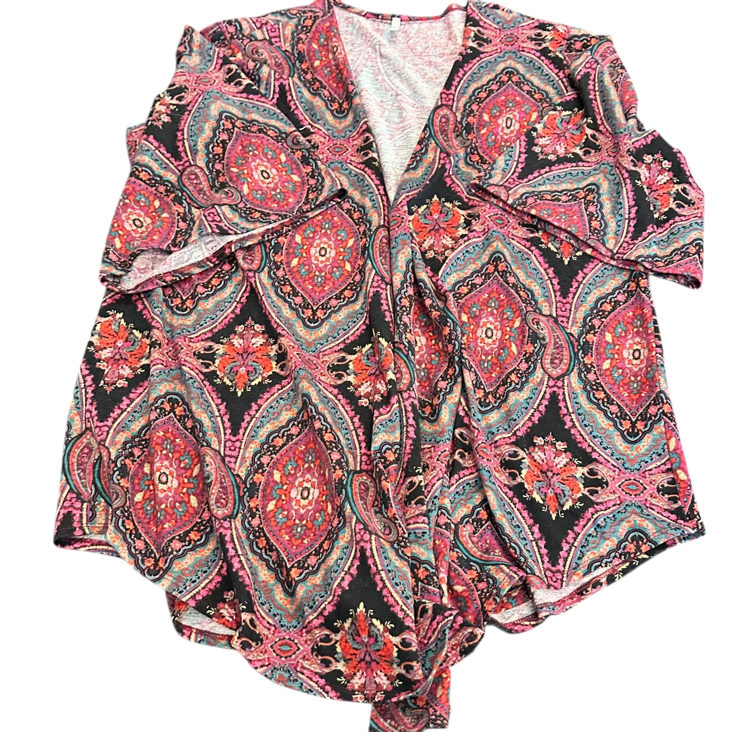 PINK BLUSH COLORFUL OPEN CARDIGAN 244 2/3X