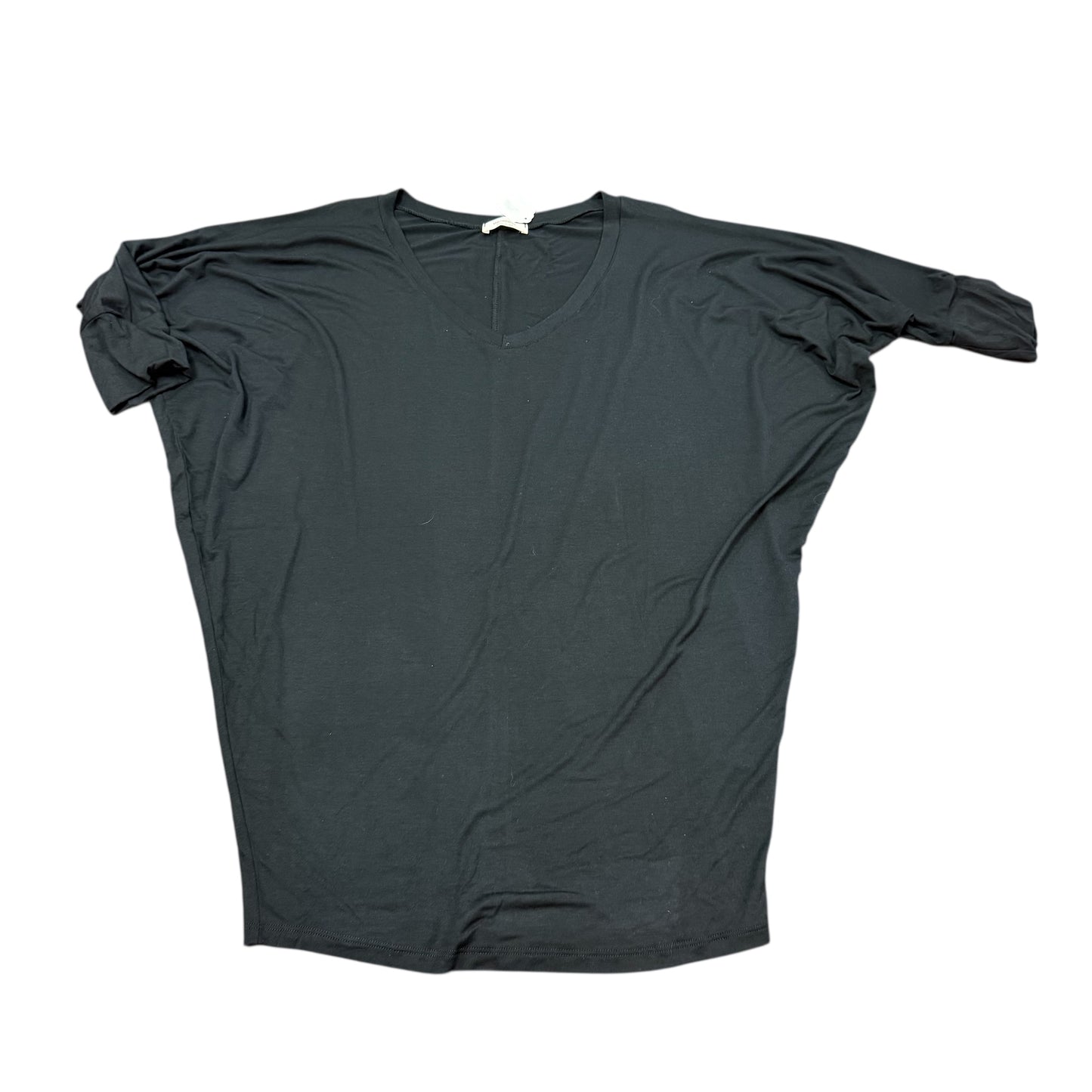 HEIMIOUS BLACK KNIT DOLMAN SLEEVE TOP NWOT SMALL