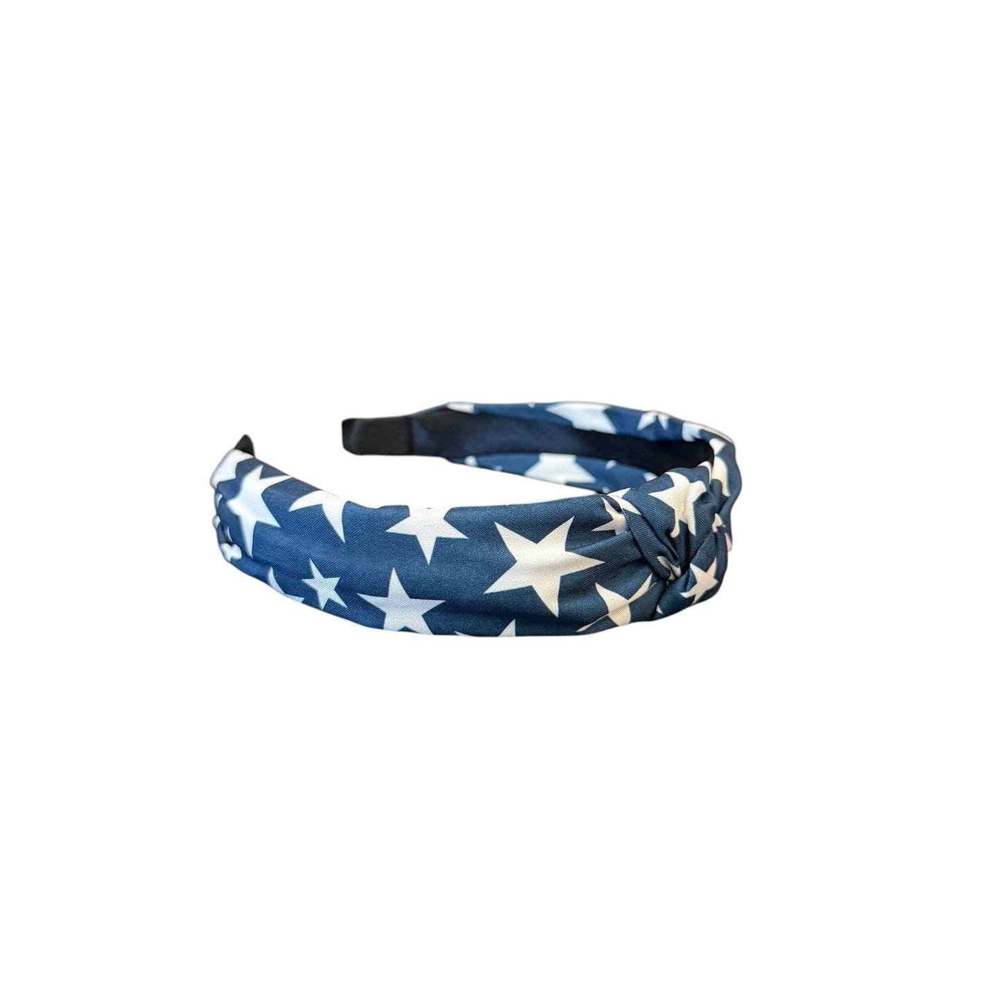 NAVY WHITE STAR HEADBAND 100