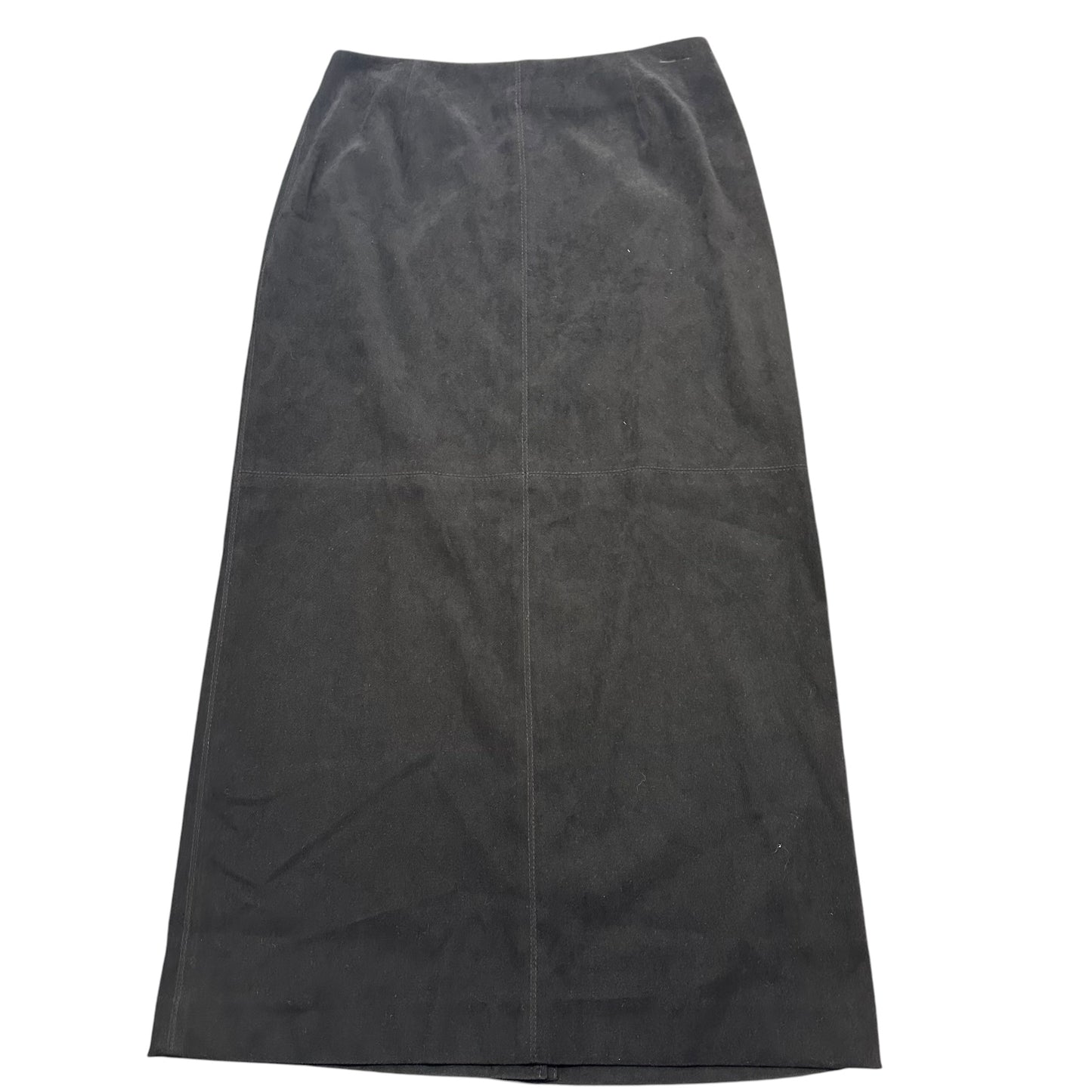 TALBOTS VINTAGE BLACK LONG STRAIGHT SKIRT NWT 143