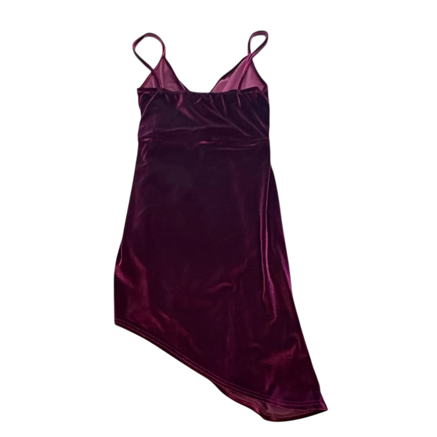 PRETTYLITTLETHINGS PURPLE VELVET DRESS 239 SZ 8