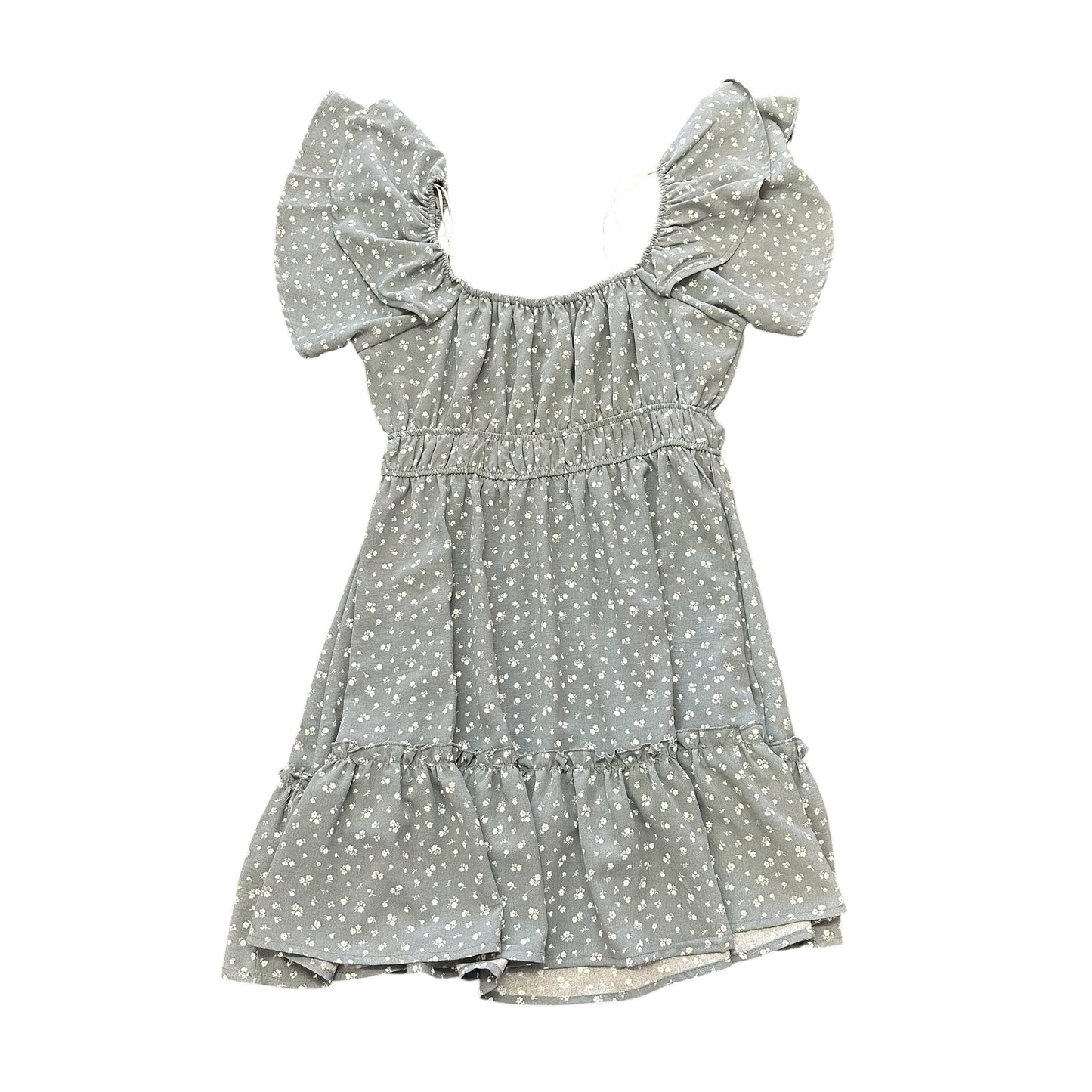 STREETWEAR SOCIETY BLUE FLORAL DRESS 100 LARGE
