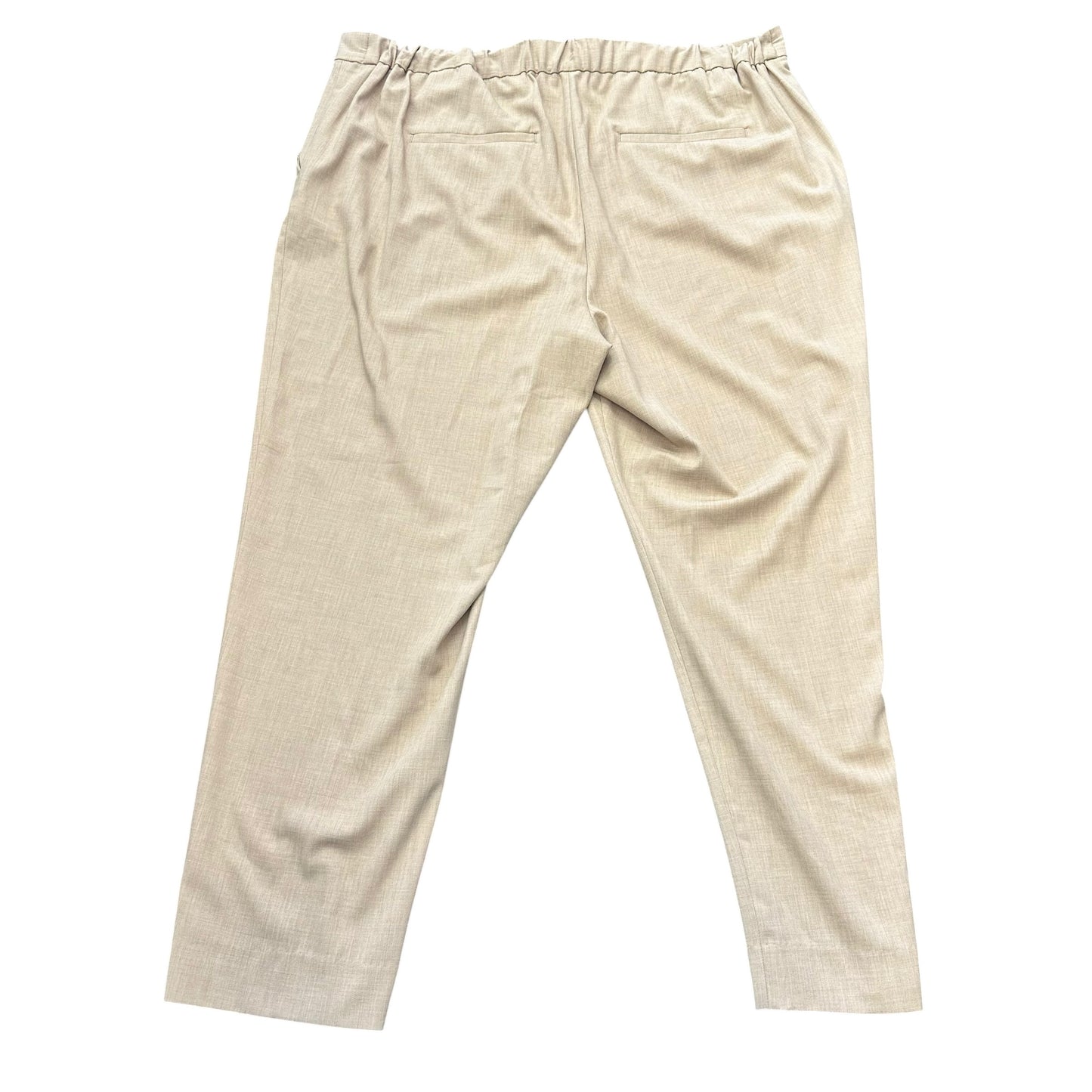 BANANA REPUBLIC HAYDEN PANT TAN 100 SZ 18