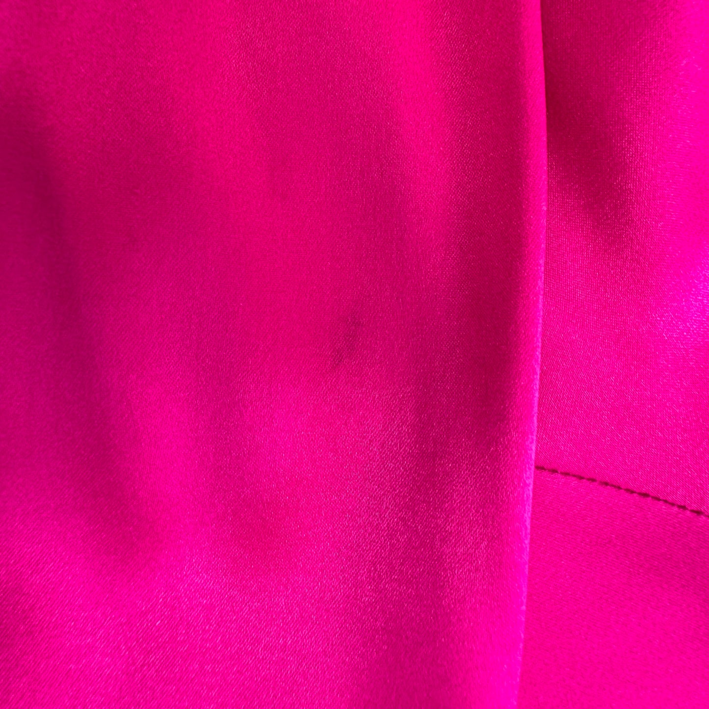 CACHE PINK SILK GOLD BUTTON UP BLOUSE VINTAGE 100 M/L