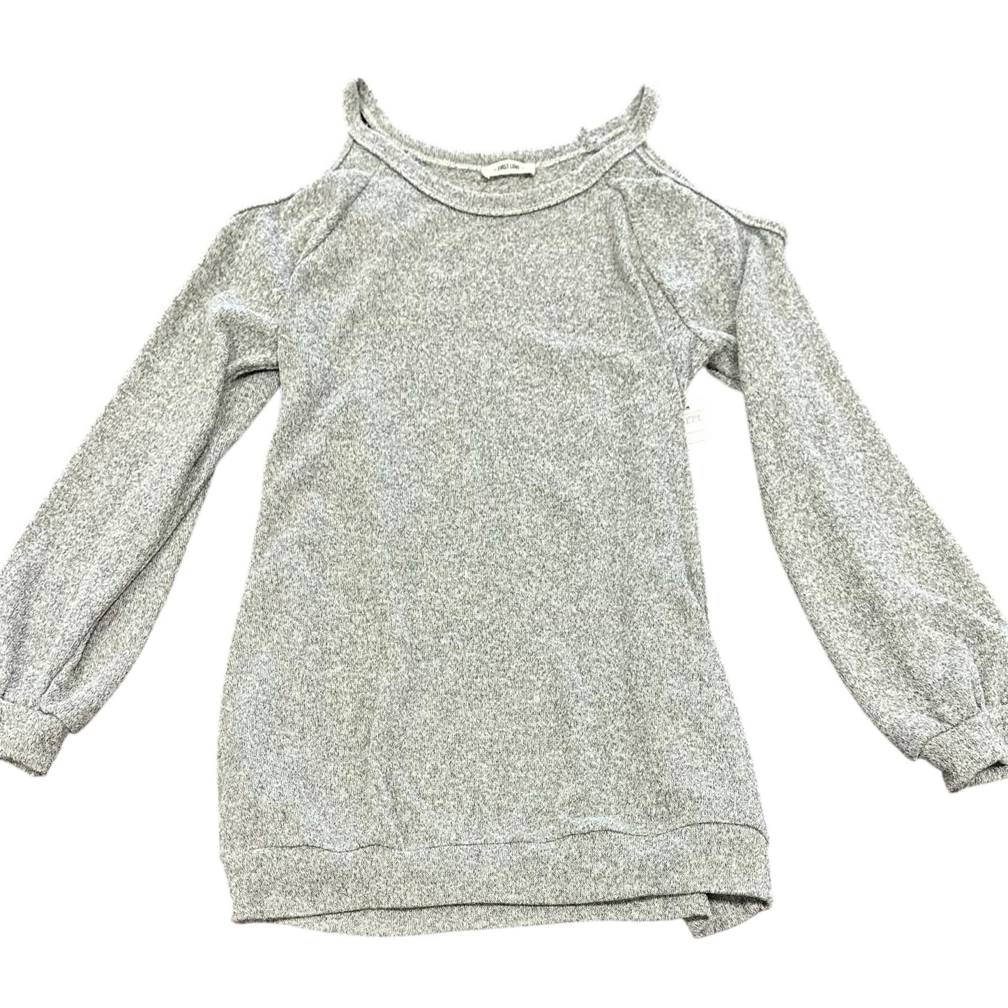 FIRST LOVE GRAY SWEATER 179 MEDIUM