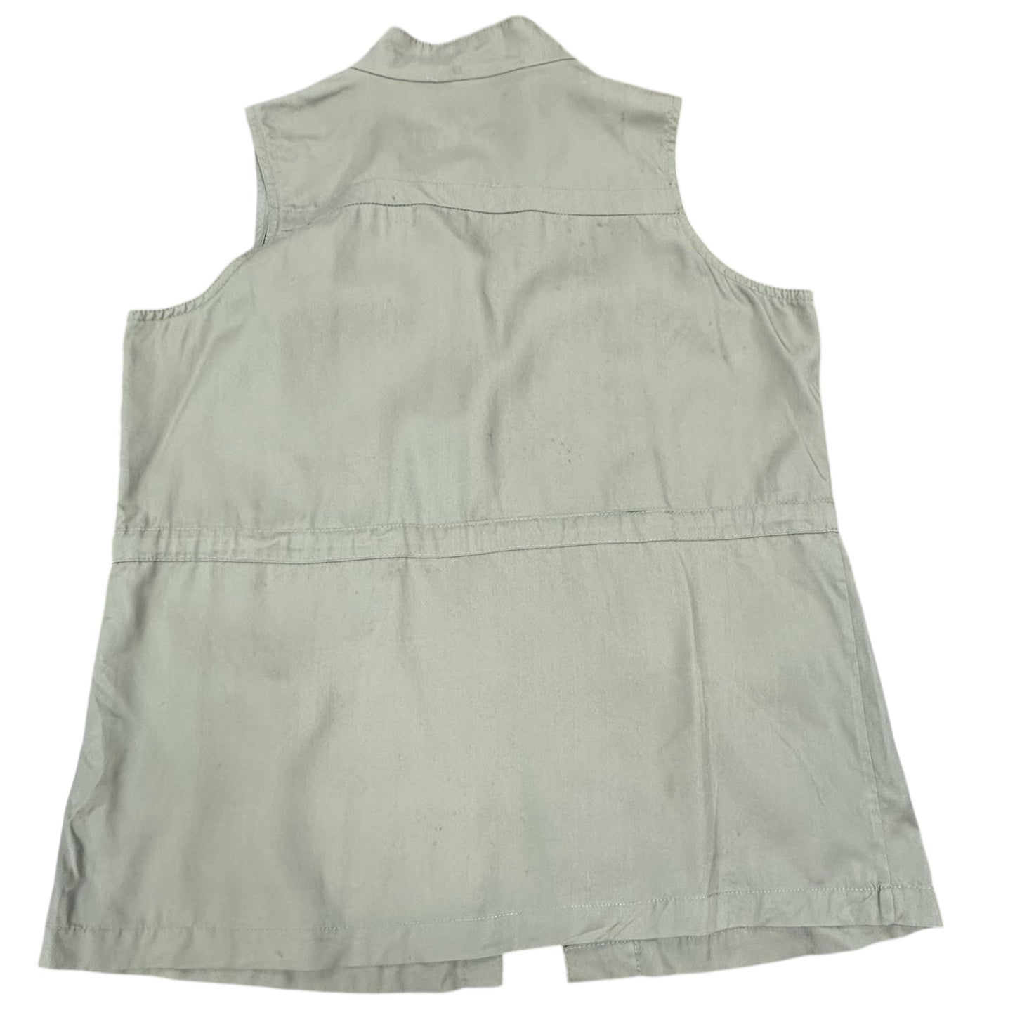 FADED GLORY GREEN UTILITY VEST 234 LARGE *SPOTS