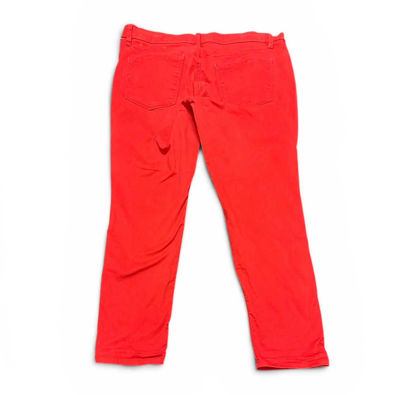 LOFT MODERN SKINNY RED PANTS 164 SZ 32/14