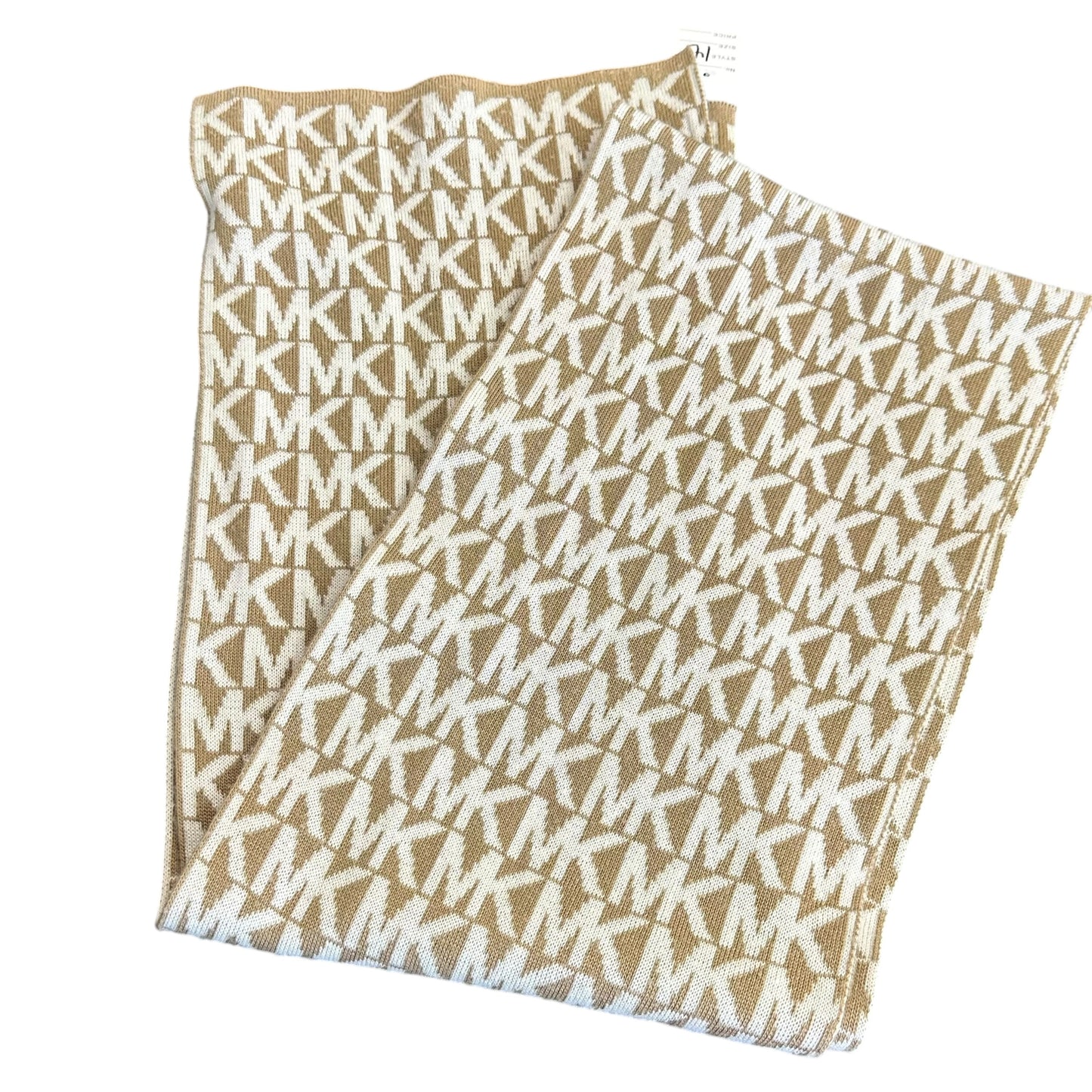 MICHAEL KORS BEIGE TAN SCARF 143