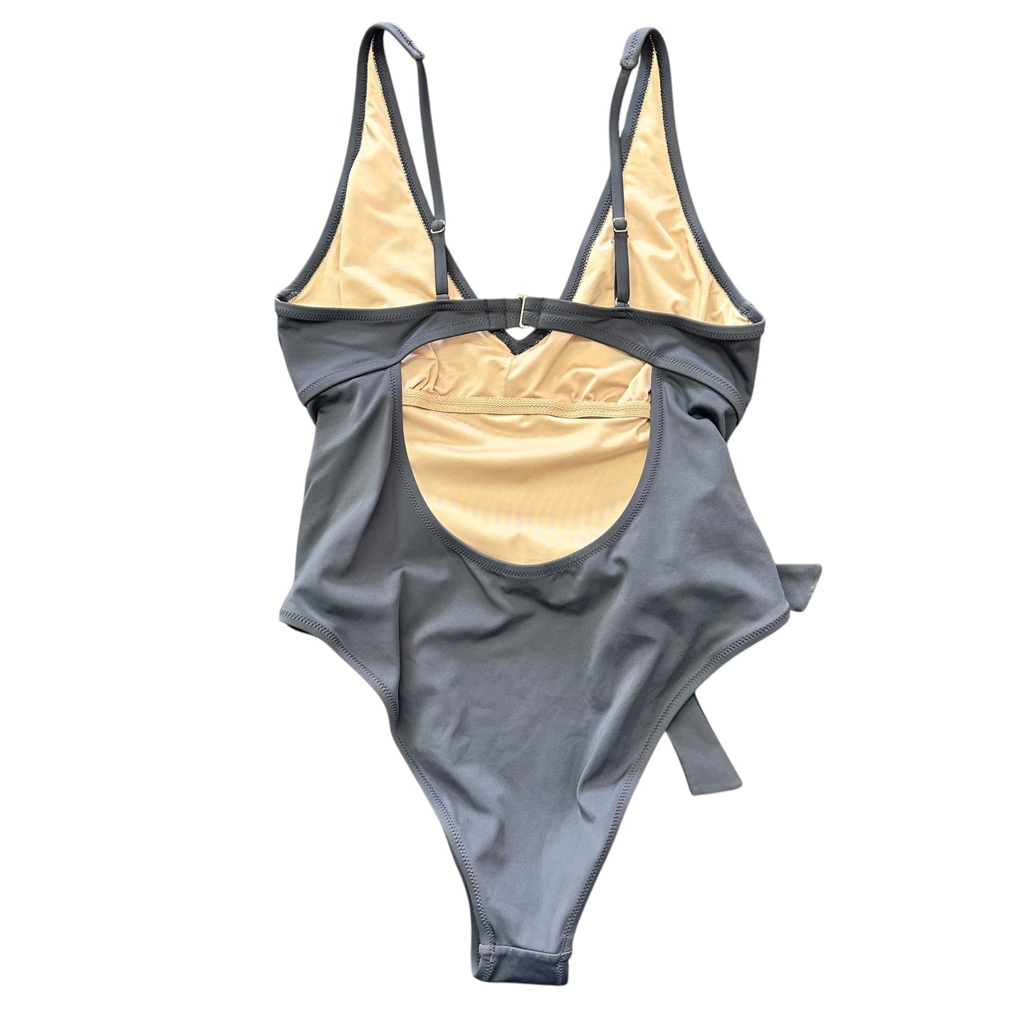 SHADE & SHORE NAVY ONE PC SWIMSUIT 143 LARGE