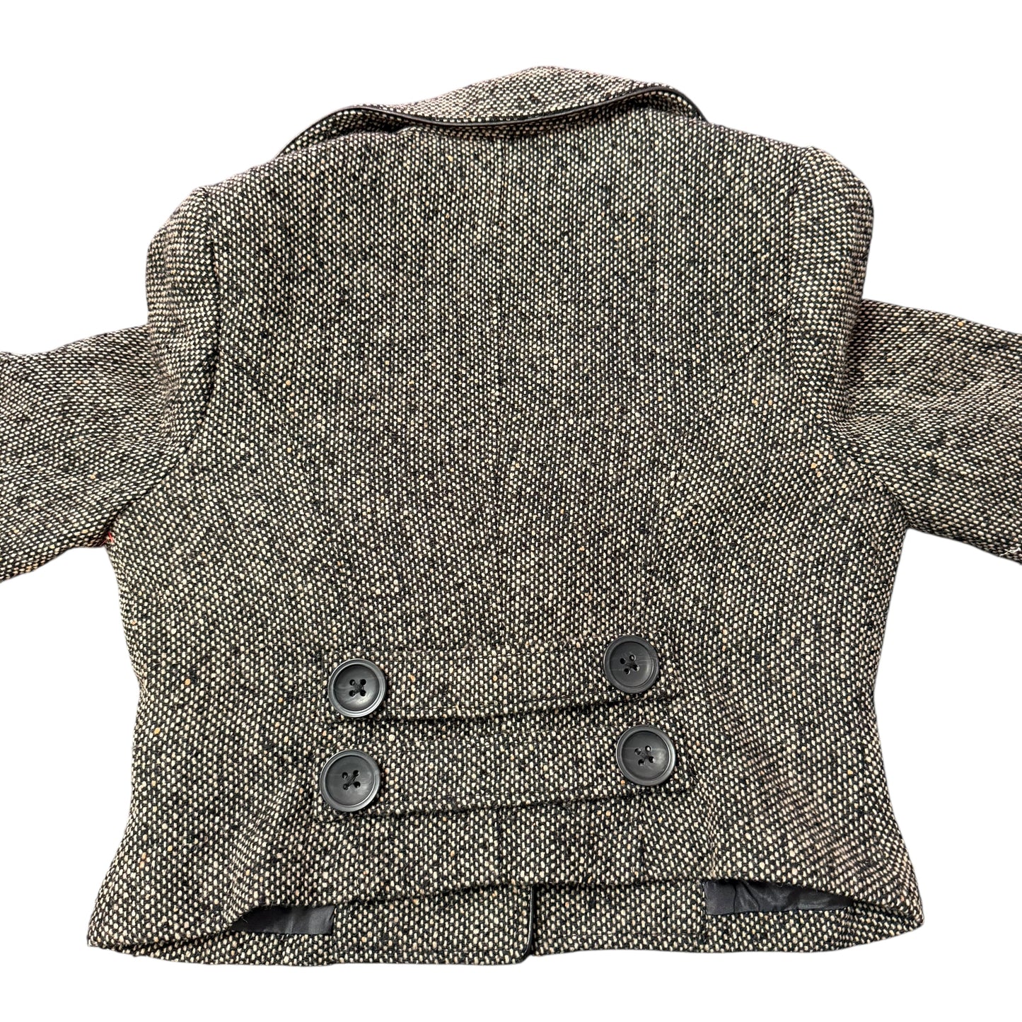 CABI TWEED WOOL BLEND MOTO JACKET 249 SMALL
