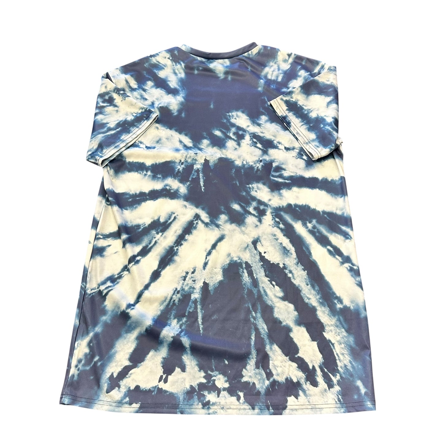 KISS NAVY TIE DYE TSHIRT DRESS 268 LARGE