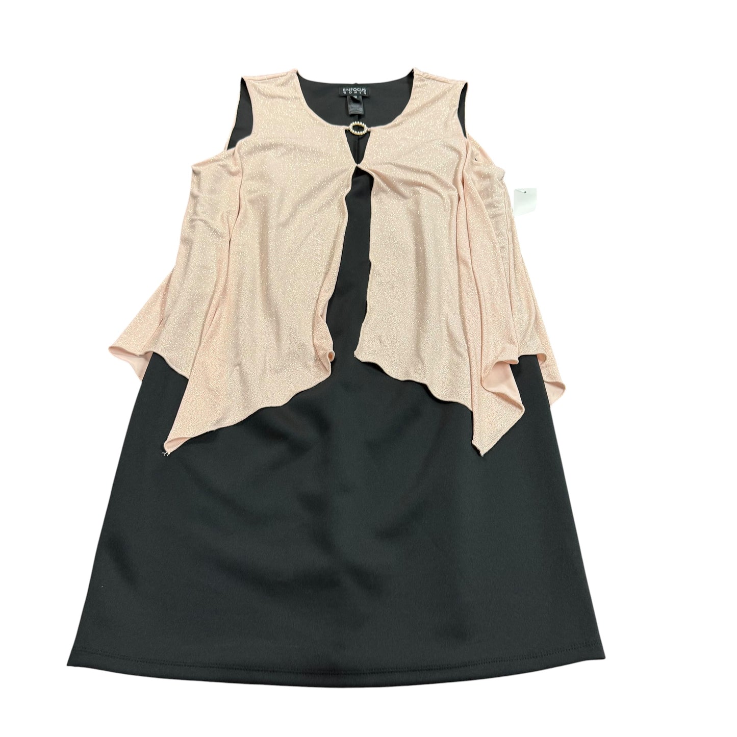 ENFOCUS BLACK CHAMPAGNE COCKTAIL DRESS 281 LARGE