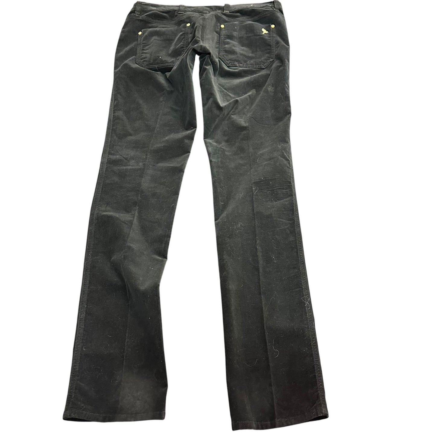 MIH JEAN BLACK VELVET PANTS 249 SZ 30
