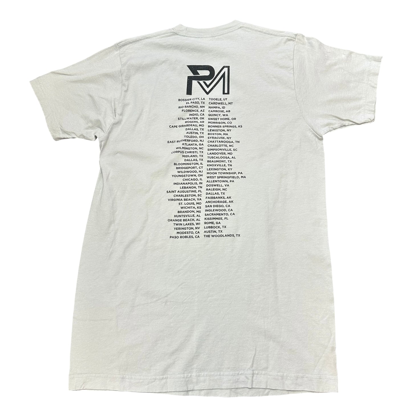 PARKER MCCOLLUM GRAY 2023 CONCERT TSHIRT 100 MEDIUM