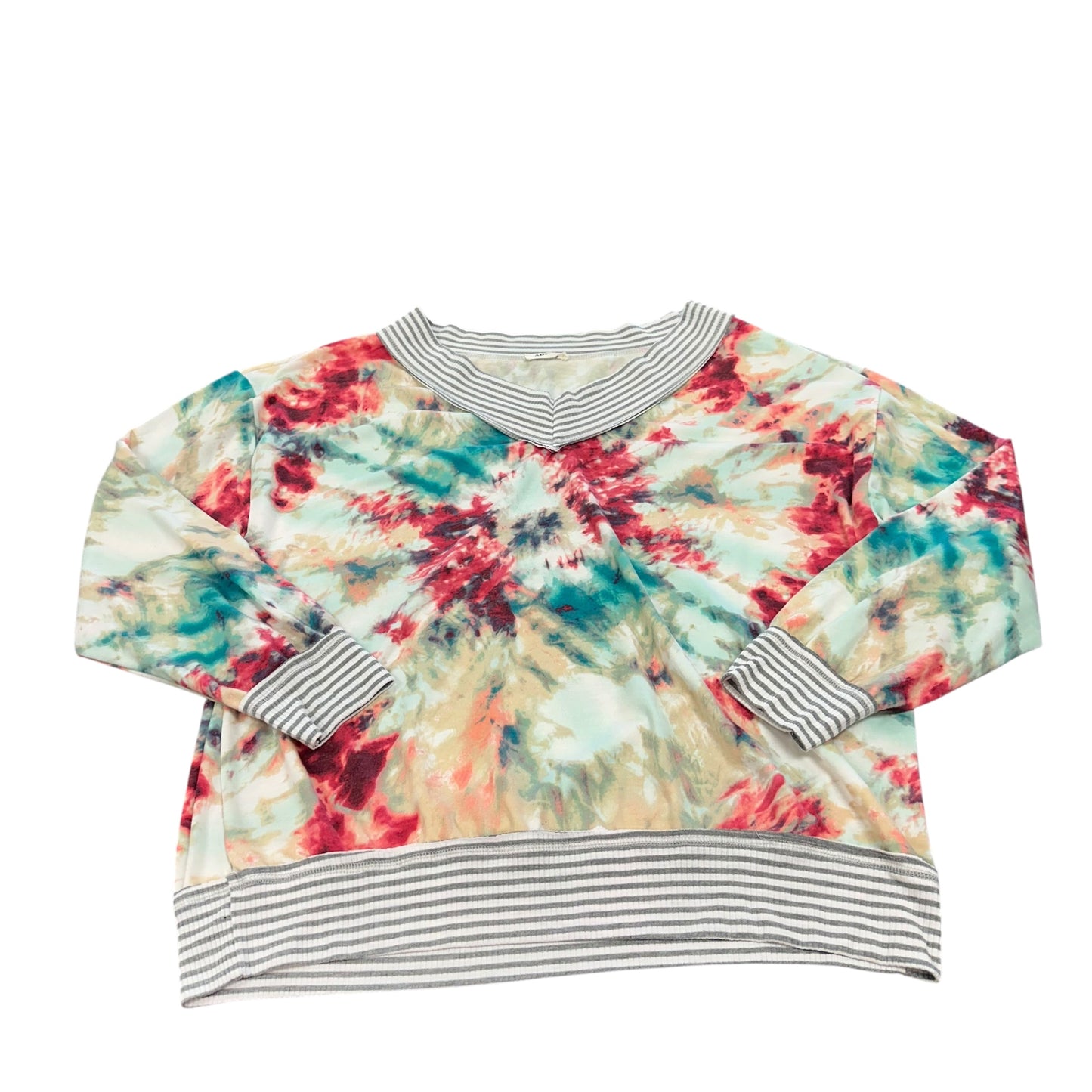 ADORA COLORFUL TIE DYE SWEATER LARGE