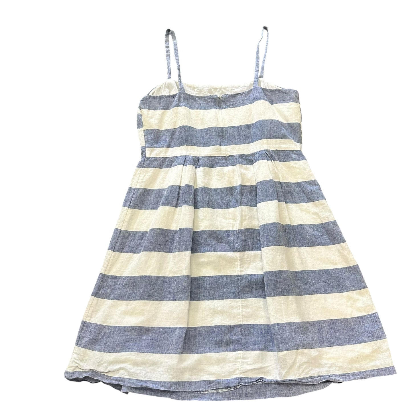 LOFT BLUE WHITE STRIPED SUN DRESS 100 SZ 4P