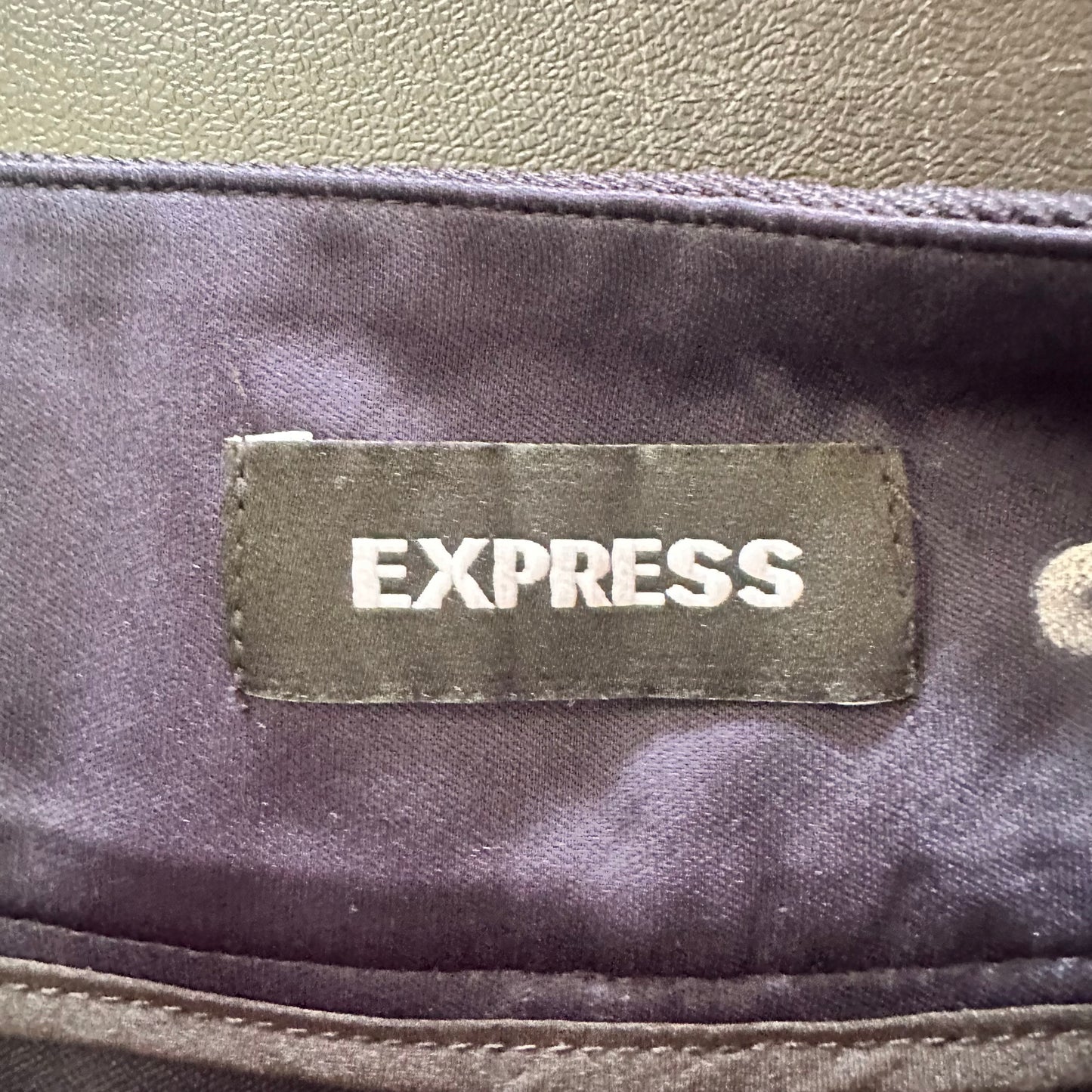 EXPRESS FLARE SUPER HIGH RISE NAVY PANTS 100 10S