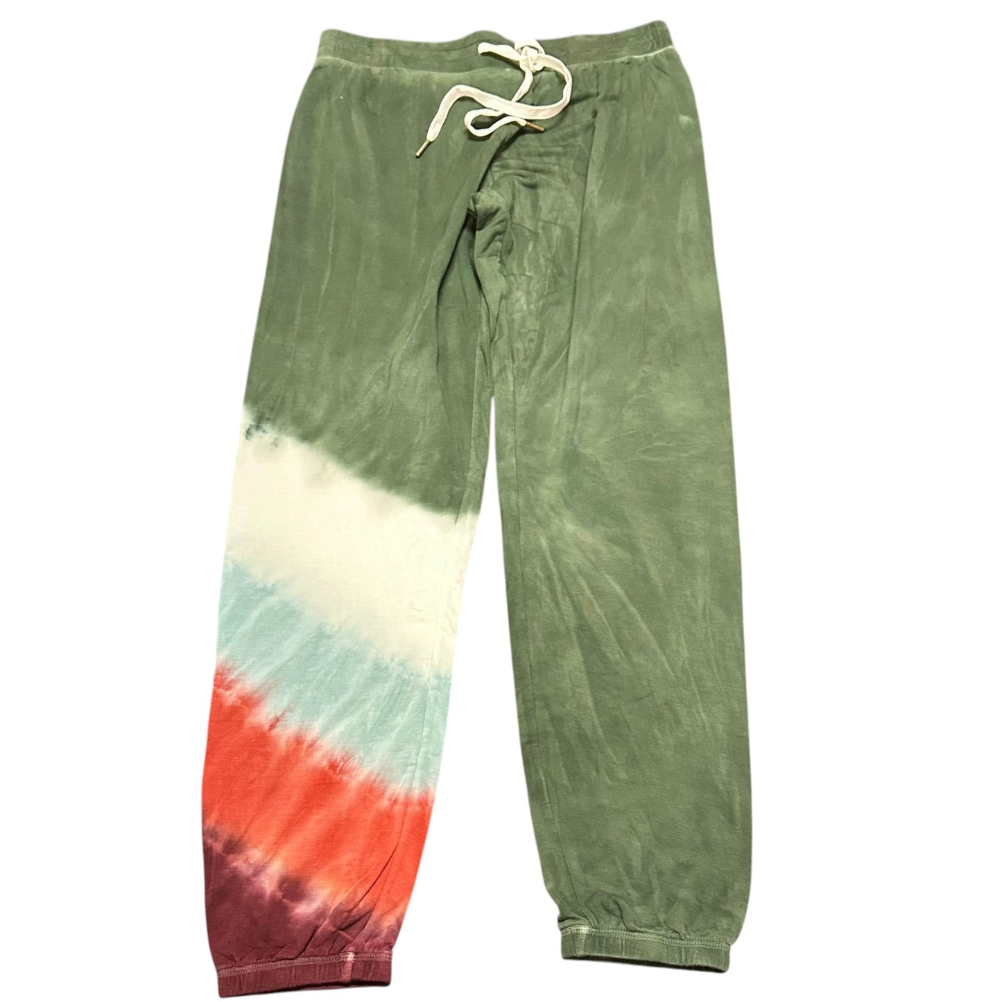 PJ SALVAGE GREEN TIE-DYE LOUNGE PANTS NWT 122 SMALL