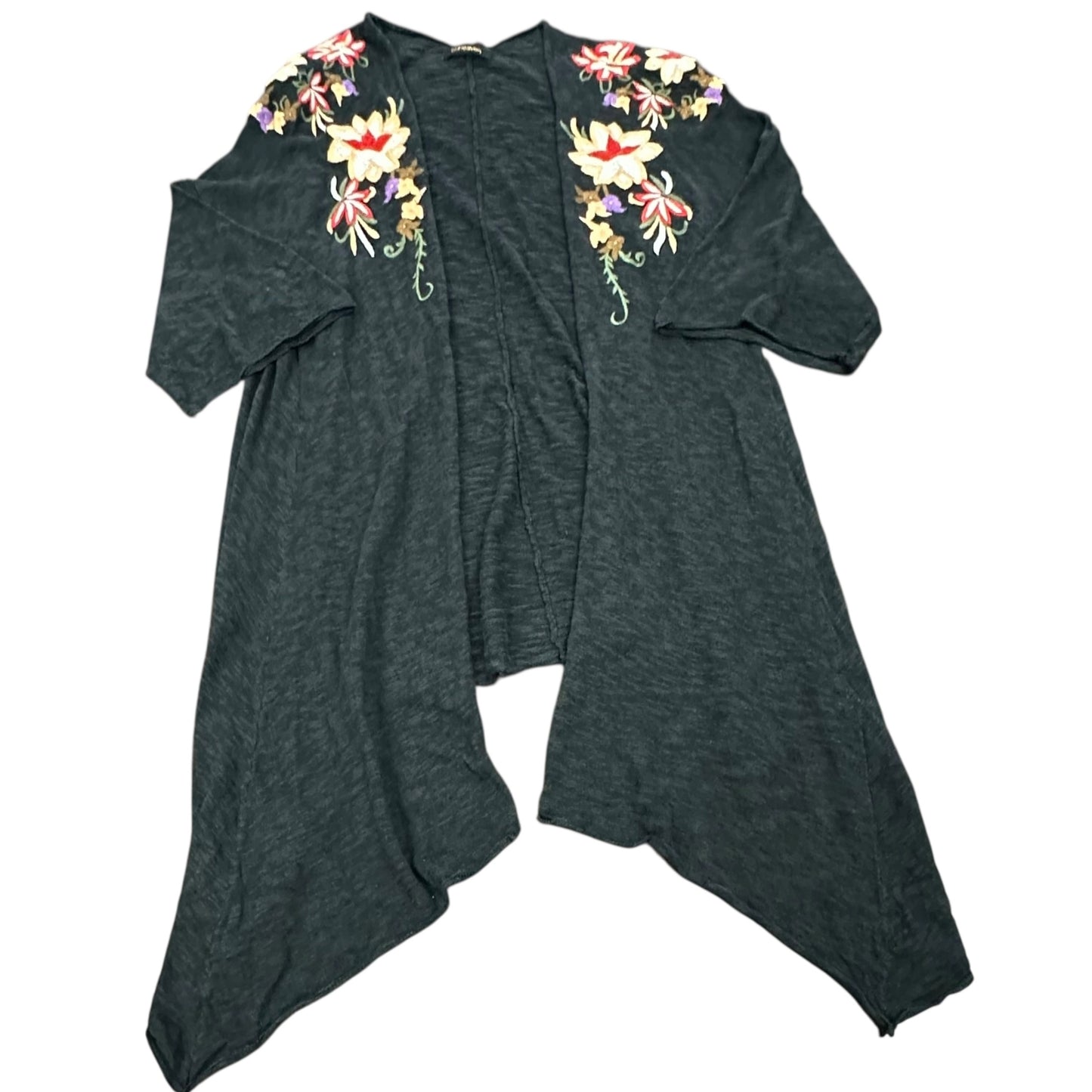 BLU HEAVEN KNIT EMBROIDERED KIMONO 175 M/L