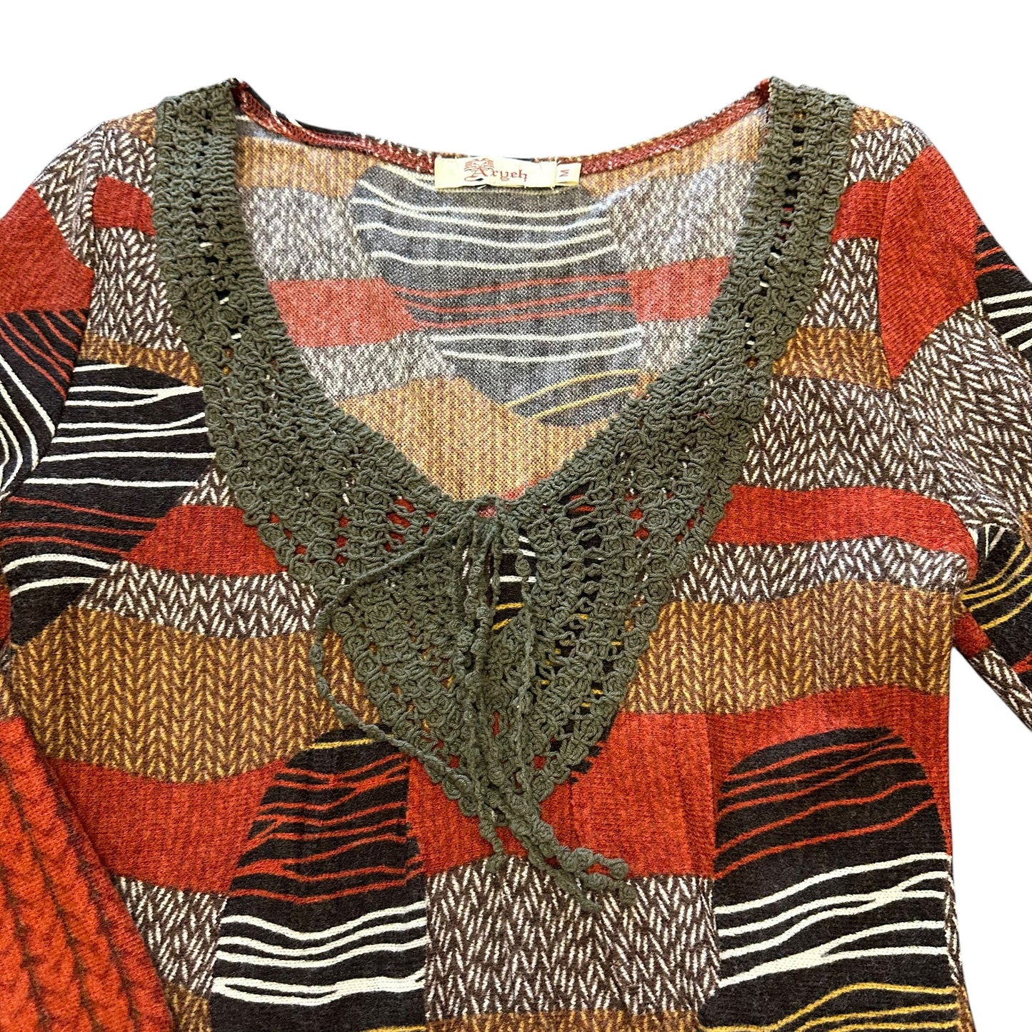 ARYEH RETRO COLORFUL DRESS Y2K 100 MEDIUM