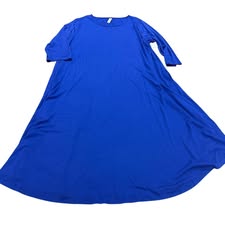 ZENANA OUTFITTERS BLUE DRESS 7 3X