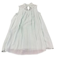 PEACH LOVE CALIFORNIA LIGHT MINT DRESS 100 SMALL