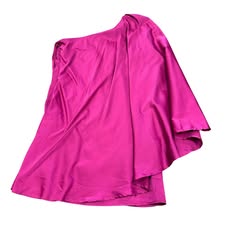 TCEC PINK ONE SHOULDER DRESS NWT $68 LARGE