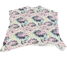 PEACE LOVE CAKE TIE DYE OVERSIZED TOP 7 LARGE