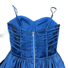 B DARLIN NAVY COCKTAIL DRESS 100 NWT SZ 5/6