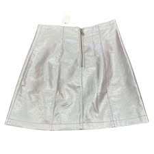 F21 LIGHT PINK METALLIC SKIRT 202 SMALL