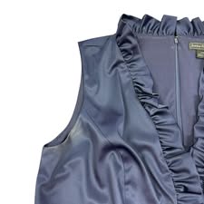 JESSICA HOWARD NAVY COCKTAIL DRESS 137 22W *some untreated spots