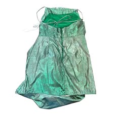 AMANDA UPRICHARD METALLIC GREEN DRESS MEDIUM (6/8)