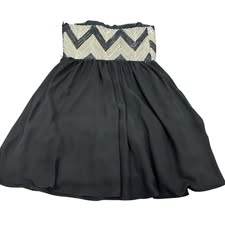 MY MICHELLE STRAPLESS SEQUINS CHIFFON DRESS 176 MEDIUM